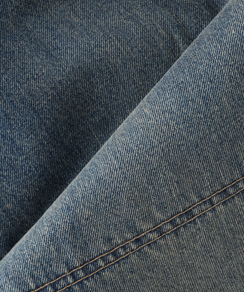 DAIRIKU(ダイリク)の「DAIRIKU / ダイリク Vintage Washed Painter Denim Wide(デニムパンツ・メンズ・ブラック/ブルー系その他・SMALL/LARGE/MEDIUM)」の6枚目の写真