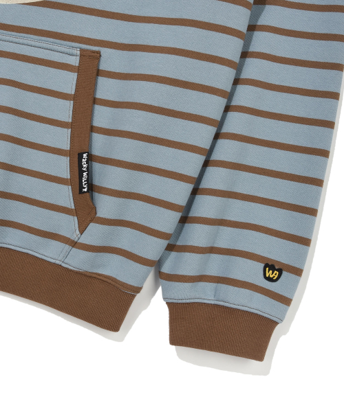 Wacky WiLLy(ワッキーウィリー)の「ストライプフードジップアップブラウン(パーカー・レディース・その他・MEDIUM/LARGE/X-LARGE/SMALL)」の8枚目の写真
