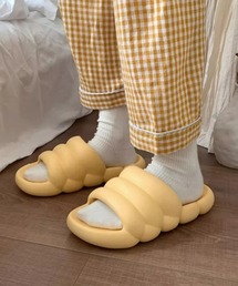 SEU（エスイーユー）の「マシュマロ ルック もこもこ ボリューム サンダル パステル スリッパ 可愛い オフィスカジュアル きれいめカジュアル 韓国風（ルームシューズ/スリッパ）」