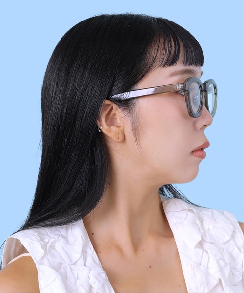 CONTROL FREAK / CTFK（コントロールフリーク）の「CONTROL FREAK(コントロールフリーク)太フレームクリアレンズ（サングラス・レディース・ブラウン/カーキ・FREE）」の5枚目の写真