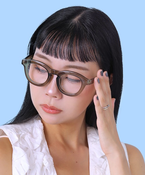 CONTROL FREAK / CTFK（コントロールフリーク）の「CONTROL FREAK(コントロールフリーク)太フレームクリアレンズ（サングラス・レディース・ブラウン/カーキ・FREE）」の6枚目の写真