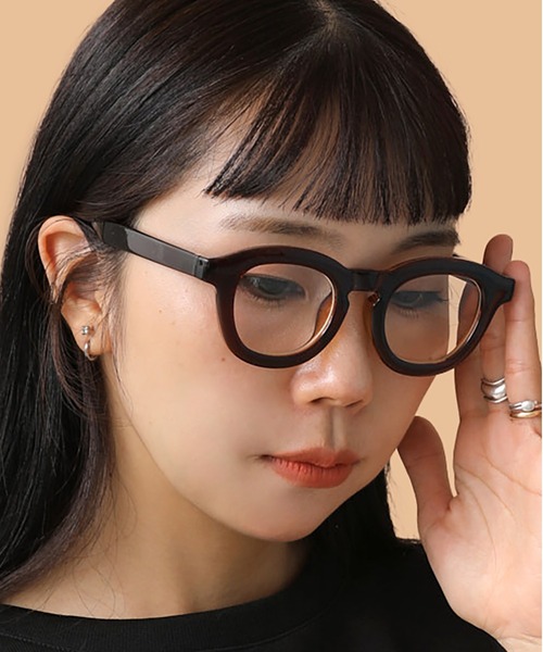 CONTROL FREAK / CTFK（コントロールフリーク）の「CONTROL FREAK(コントロールフリーク)太フレームクリアレンズ（サングラス・レディース・ブラウン/カーキ・FREE）」の8枚目の写真