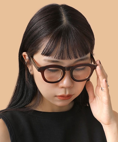 CONTROL FREAK / CTFK（コントロールフリーク）の「CONTROL FREAK(コントロールフリーク)太フレームクリアレンズ（サングラス・レディース・ブラウン/カーキ・FREE）」の12枚目の写真