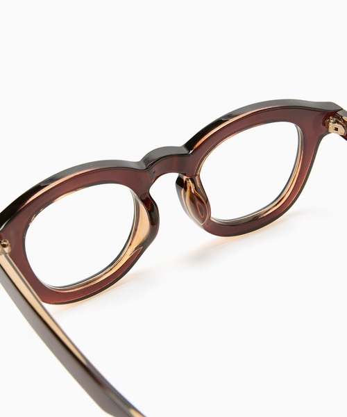 CONTROL FREAK / CTFK（コントロールフリーク）の「CONTROL FREAK(コントロールフリーク)太フレームクリアレンズ（サングラス・レディース・ブラウン/カーキ・FREE）」の19枚目の写真