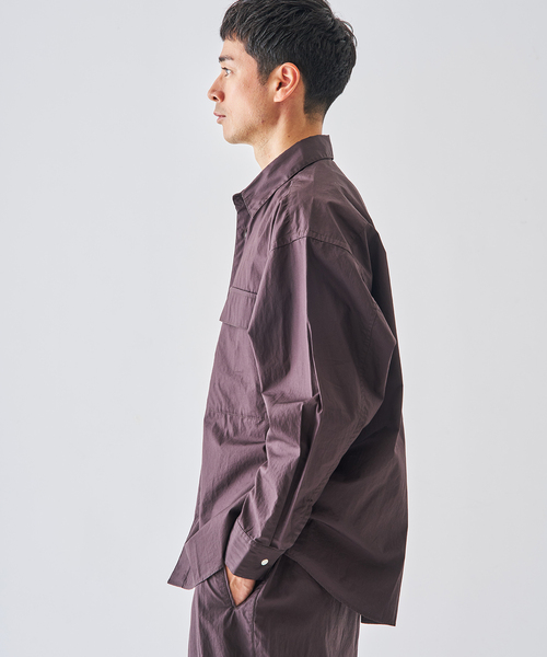 EDIFICE（エディフィス）の「タイプライター シャツ（シャツ/ブラウス・メンズ・ブラウン/グリーン/アイボリー・MEDIUM/LARGE）」の8枚目の写真