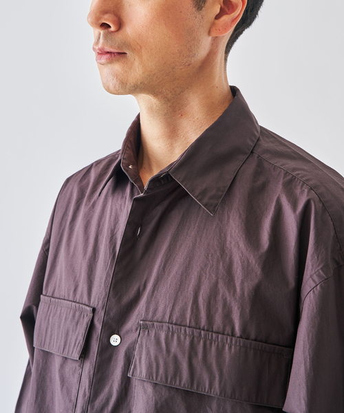 EDIFICE（エディフィス）の「タイプライター シャツ（シャツ/ブラウス・メンズ・ブラウン/グリーン/アイボリー・MEDIUM/LARGE）」の10枚目の写真