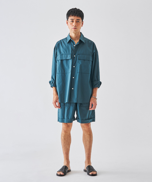 EDIFICE（エディフィス）の「タイプライター シャツ（シャツ/ブラウス・メンズ・ブラウン/グリーン/アイボリー・MEDIUM/LARGE）」の12枚目の写真