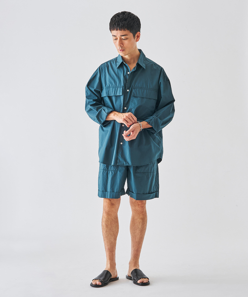 EDIFICE（エディフィス）の「タイプライター シャツ（シャツ/ブラウス・メンズ・ブラウン/グリーン/アイボリー・MEDIUM/LARGE）」の13枚目の写真