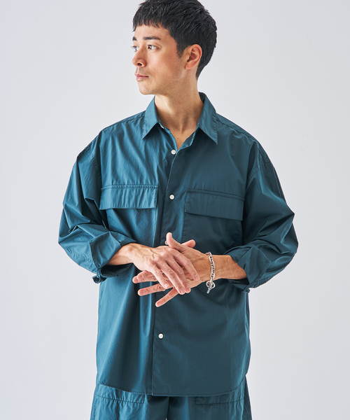 EDIFICE（エディフィス）の「タイプライター シャツ（シャツ/ブラウス・メンズ・ブラウン/グリーン/アイボリー・MEDIUM/LARGE）」の15枚目の写真