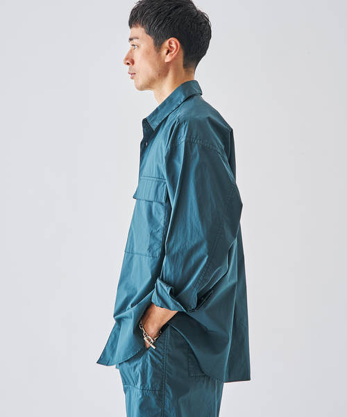 EDIFICE（エディフィス）の「タイプライター シャツ（シャツ/ブラウス・メンズ・ブラウン/グリーン/アイボリー・MEDIUM/LARGE）」の16枚目の写真