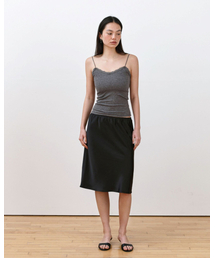Aimi Half Band Skirt [Black]