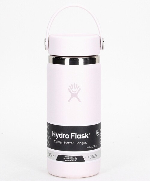 HYDRO FLASK(ハイドロフラスク)の「Hydro Flask/ハイドロフラスク 16OZ WIDE MOUTH(水筒・メンズ・ベージュ/ホワイト/ライトグレー/オリーブ/ピンク/ネイビー/ブルーグリーン/ピンク系その他/ブラック/パープル・ONE SIZE)」の9枚目の写真