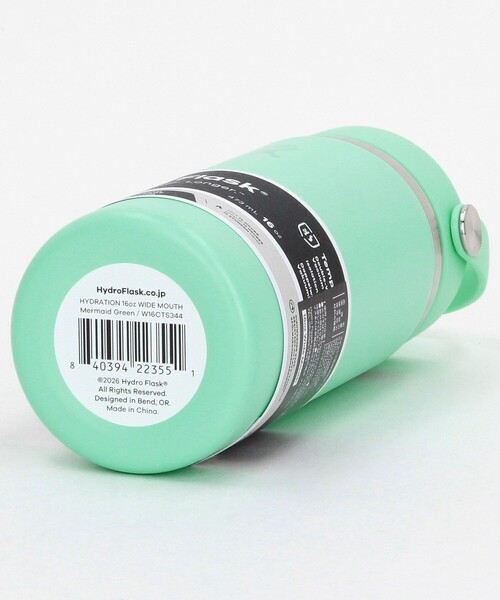 HYDRO FLASK(ハイドロフラスク)の「Hydro Flask/ハイドロフラスク 16OZ WIDE MOUTH(水筒・メンズ・ベージュ/ホワイト/ライトグレー/オリーブ/ピンク/ネイビー/ブルーグリーン/ピンク系その他/ブラック/パープル・ONE SIZE)」の13枚目の写真