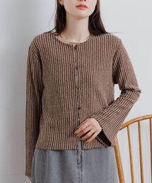 RETRO GIRL | カットリブカーディガン(カーディガン/ボレロ)