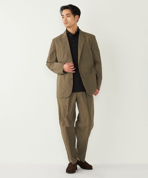 SHIPS Colors（シップス カラーズ）の「SHIPS Colors:〈洗濯機可能〉ダントツ撥水(R) パンツ(セットアップ対応)◇（その他パンツ・メンズ・ネイビー/カーキ・MEDIUM/SMALL/X-LARGE/LARGE）」の4枚目の写真