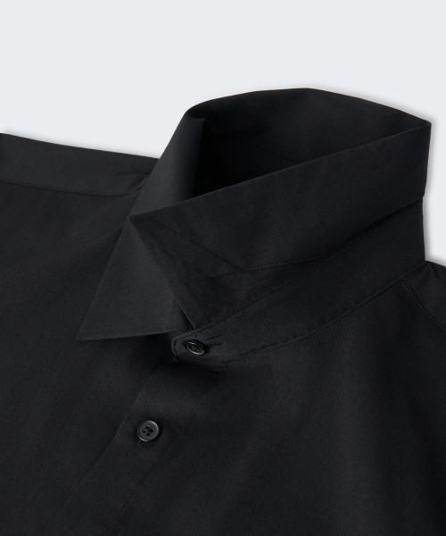 MUSINSA STANDARD（ムシンサスタンダード）の「ベーシック半袖ドレスシャツ[ブラック]（シャツ/ブラウス・メンズ・その他・SMALL/MEDIUM/LARGE/X-LARGE/2XL）」の5枚目の写真
