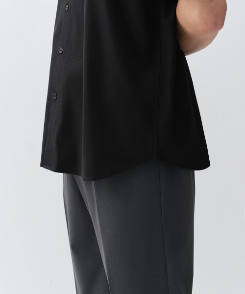 MUSINSA STANDARD（ムシンサスタンダード）の「ベーシック半袖ドレスシャツ[ブラック]（シャツ/ブラウス・メンズ・その他・SMALL/MEDIUM/LARGE/X-LARGE/2XL）」の6枚目の写真