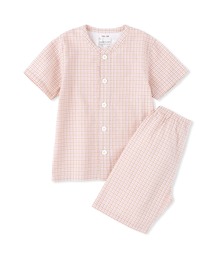 無印良品（ムジルシリョウヒン）の「キッズ　透かし　サッカー織り　半袖パジャマ（ルームウェア/パジャマ）」