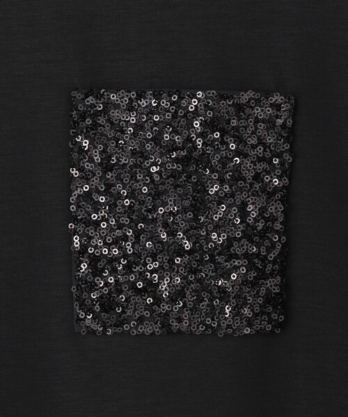 自由区(ジユウク)の「スパングルポケットTシャツ(Tシャツ/カットソー・レディース・アイボリー系/ブラック系/ブラウン系・38)」の12枚目の写真