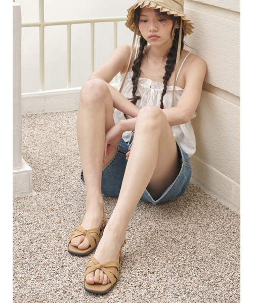 APTO(アプト)の「ラメズ サンダル AHSS011(サンダル・レディース・ブラック/Beige・23cm/23.5cm/24cm/24.5cm/25cm)」の4枚目の写真