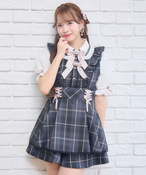 ROJITA(ロジータ)の「ダブルブローチセットアップ(セットアップ・レディース・ピンク/その他/ブラック・FREE)」の5枚目の写真