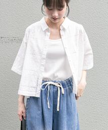 ITEMS URBANRESEARCH | ブロックレースシャツ(シャツ/ブラウス)