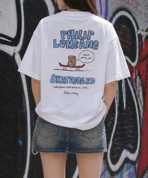 【h】〔Philip Lumbang/フィリップランバン〕アソートアート プリント リラックスフィット 半袖Tシャツ