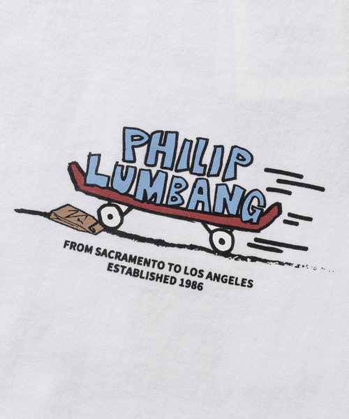Philip Lumbang(フィリップランバン)の「【h】〔Philip Lumbang/フィリップランバン〕アソートアート プリント リラックスフィット 半袖Tシャツ(Tシャツ/カットソー・メンズ・ブラック系1/ホワイト系4/ブラック系2/ホワイト系3/ホワイト系2/ホワイト系1/ブラック系3/ブラック系4・LARGE/MEDIUM)」の10枚目の写真