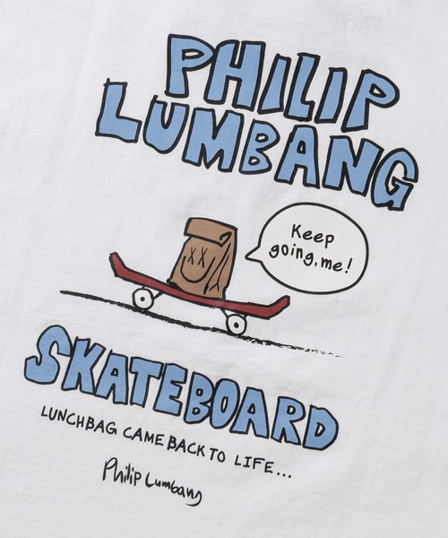 Philip Lumbang(フィリップランバン)の「【h】〔Philip Lumbang/フィリップランバン〕アソートアート プリント リラックスフィット 半袖Tシャツ(Tシャツ/カットソー・メンズ・ブラック系1/ホワイト系4/ブラック系2/ホワイト系3/ホワイト系2/ホワイト系1/ブラック系3/ブラック系4・LARGE/MEDIUM)」の11枚目の写真