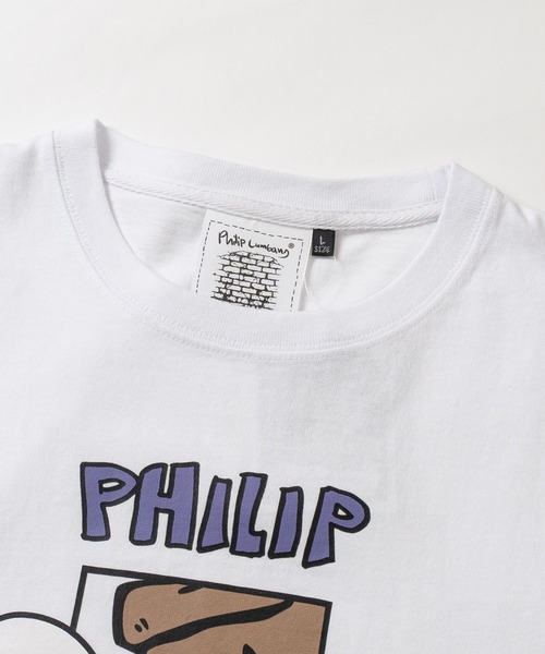 Philip Lumbang(フィリップランバン)の「【h】〔Philip Lumbang/フィリップランバン〕アソートアート プリント リラックスフィット 半袖Tシャツ(Tシャツ/カットソー・メンズ・ブラック系1/ホワイト系4/ブラック系2/ホワイト系3/ホワイト系2/ホワイト系1/ブラック系3/ブラック系4・LARGE/MEDIUM)」の15枚目の写真
