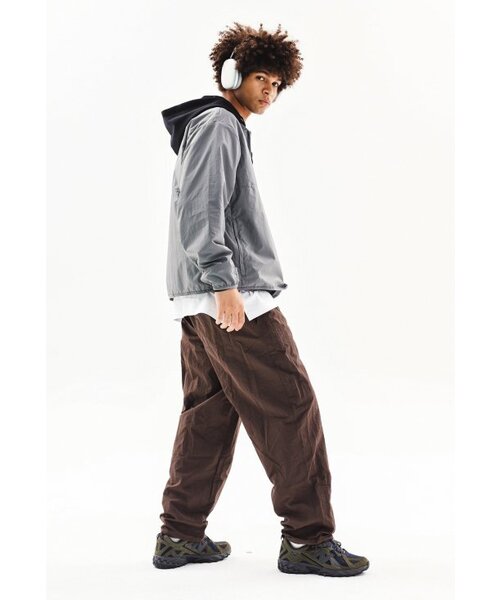 YALE（イェール）の「[ONEMILE WEAR] コンフォートバックフルノーカラージャケット ブラウン（ナイロンジャケット・レディース・その他・SMALL/MEDIUM/WS/X-LARGE/LARGE/XX-LARGE）」の14枚目の写真
