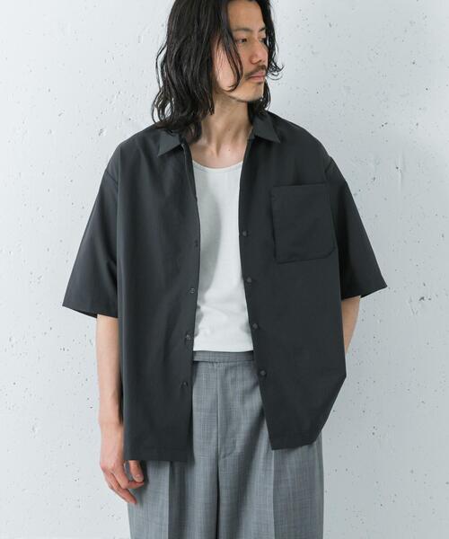 URBAN RESEARCH(アーバンリサーチ)の「『洗濯可/防シワ/撥水』COOL DOTS SHORT-SLEEVE SHIRTS(シャツ/ブラウス・メンズ・チャコールグレー/ブラック/ネイビー・MEDIUM/LARGE)」の22枚目の写真