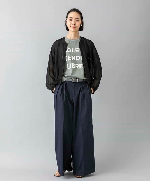 MICHEL KLEIN（ミッシェル・クラン）の「[セットアップ対応]メッシュブルゾン（ブルゾン・レディース・ブラック・38/40）」の15枚目の写真