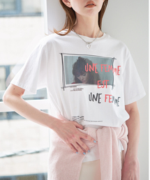 U by SPICK&SPAN | TRICOMER/トリコメル UNE FEMME EST FEMME-2 TEE(Tシャツ/カットソー)
