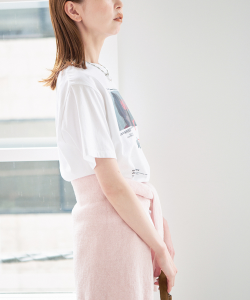 U by SPICK&SPAN（ユーバイスピックアンドスパン）の「TRICOMER/トリコメル UNE FEMME EST FEMME-2 TEE（Tシャツ/カットソー・レディース・ホワイト・FREE）」の9枚目の写真