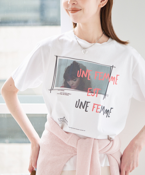 U by SPICK&SPAN（ユーバイスピックアンドスパン）の「TRICOMER/トリコメル UNE FEMME EST FEMME-2 TEE（Tシャツ/カットソー・レディース・ホワイト・FREE）」の12枚目の写真