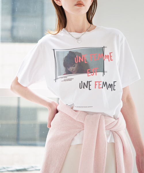 U by SPICK&SPAN（ユーバイスピックアンドスパン）の「TRICOMER/トリコメル UNE FEMME EST FEMME-2 TEE（Tシャツ/カットソー・レディース・ホワイト・FREE）」の13枚目の写真