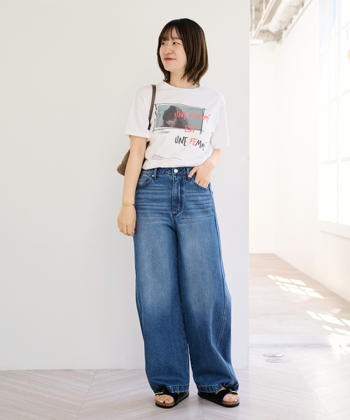 U by SPICK&SPAN（ユーバイスピックアンドスパン）の「TRICOMER/トリコメル UNE FEMME EST FEMME-2 TEE（Tシャツ/カットソー・レディース・ホワイト・FREE）」の15枚目の写真