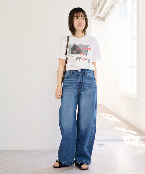 U by SPICK&SPAN（ユーバイスピックアンドスパン）の「TRICOMER/トリコメル UNE FEMME EST FEMME-2 TEE（Tシャツ/カットソー・レディース・ホワイト・FREE）」の19枚目の写真