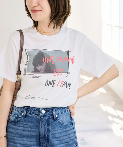 U by SPICK&SPAN（ユーバイスピックアンドスパン）の「TRICOMER/トリコメル UNE FEMME EST FEMME-2 TEE（Tシャツ/カットソー・レディース・ホワイト・FREE）」の20枚目の写真