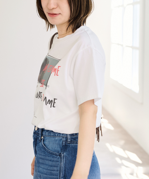 U by SPICK&SPAN（ユーバイスピックアンドスパン）の「TRICOMER/トリコメル UNE FEMME EST FEMME-2 TEE（Tシャツ/カットソー・レディース・ホワイト・FREE）」の21枚目の写真