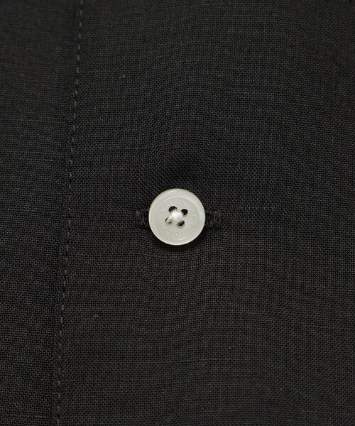 MACKINTOSH PHILOSOPHY(マッキントッシュ フィロソフィー)の「GREY LABEL リネンミックスオープンカラーシャツ(シャツ/ブラウス・レディース・グリーン/ブラック・2/6)」の9枚目の写真