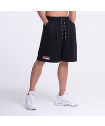 P4044 メッシュワイドショートパンツ [ブラック]