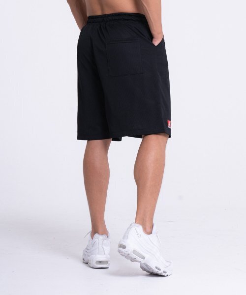 PHYSICAL GARMENTS（フィジカルガーメンツ）の「P4044 メッシュワイドショートパンツ [ブラック]（その他パンツ・メンズ・その他・LARGE/XX-LARGE）」の2枚目の写真