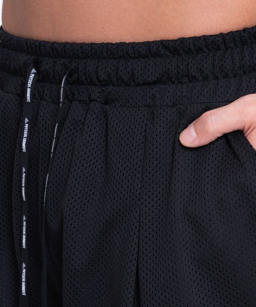 PHYSICAL GARMENTS（フィジカルガーメンツ）の「P4044 メッシュワイドショートパンツ [ブラック]（その他パンツ・メンズ・その他・LARGE/XX-LARGE）」の3枚目の写真