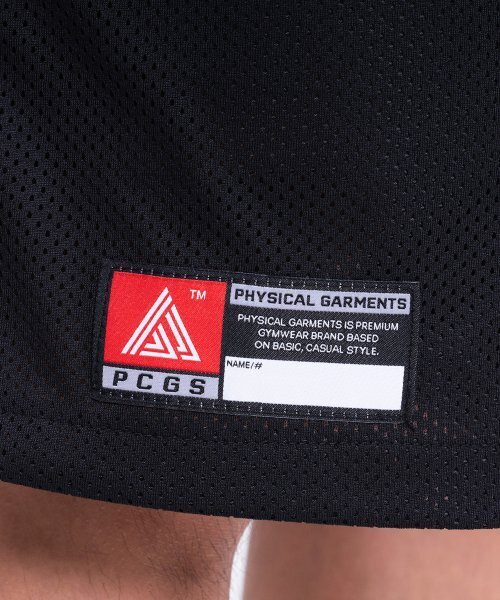 PHYSICAL GARMENTS（フィジカルガーメンツ）の「P4044 メッシュワイドショートパンツ [ブラック]（その他パンツ・メンズ・その他・LARGE/XX-LARGE）」の5枚目の写真