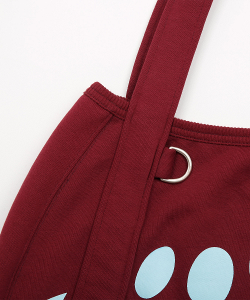KIJIKO(キジコ)の「Ke907. Easy Slouchy Sweat Bag Burgundy(ショルダーバッグ・レディース・バーガンディー・FREE)」の3枚目の写真
