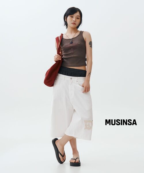 KIJIKO(キジコ)の「Ke907. Easy Slouchy Sweat Bag Burgundy(ショルダーバッグ・レディース・バーガンディー・FREE)」の14枚目の写真