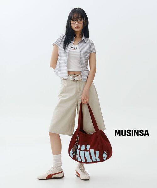 KIJIKO(キジコ)の「Ke907. Easy Slouchy Sweat Bag Burgundy(ショルダーバッグ・レディース・バーガンディー・FREE)」の16枚目の写真