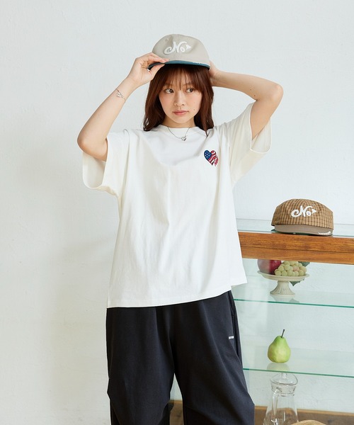 kaoyorinakami(カオヨリナカミ)の「american rabbit tee / アメリカラビットTシャツ(Tシャツ/カットソー・メンズ・ホワイト/ブラック・SMALL/MEDIUM/LARGE/X-LARGE)」の10枚目の写真